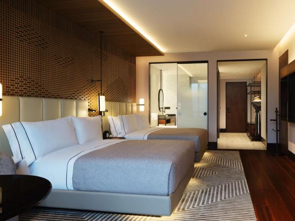 Canopy By Hilton Hangzhou Jinsha Lake : photo 2 de la chambre chambre lit queen-size avec 2 lits queen-size