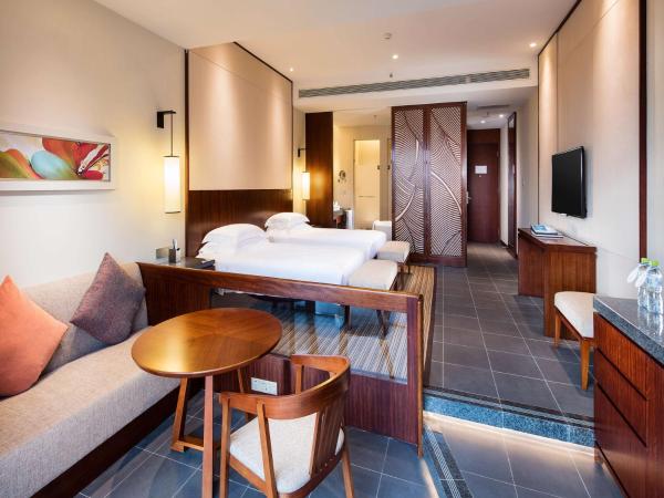 Hilton Sanya Yalong Bay Resort & Spa : photo 4 de la chambre chambre lits jumeaux premium avec vue sur l'océan