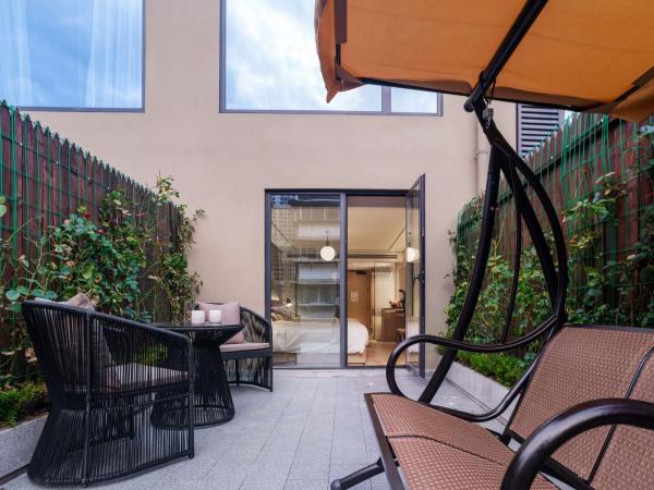 Hilton Garden Inn Chengdu Kuanzhai Alley : photo 7 de la chambre chambre double de luxe avec 2 lits doubles et balcon