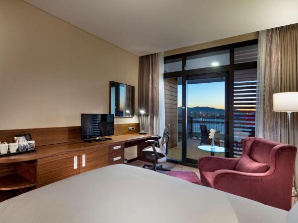 Hilton Garden Inn Izmir Bayrakli : photo 2 de la chambre chambre lit king-size - vue sur mer