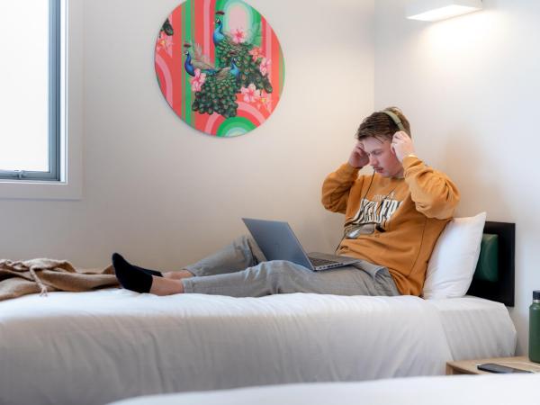 LyLo Christchurch : photo 7 de la chambre chambre simple avec salle de bains privative