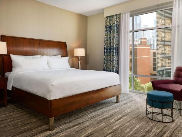 Hilton Garden Inn Nashville Downtown/Convention Center : photo 1 de la chambre suite 1 chambre lit king-size avec canapé-lit