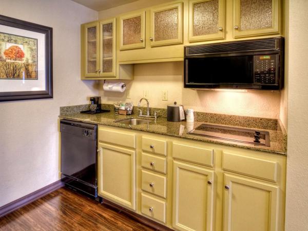 Hampton Inn & Suites Nashville-Vanderbilt-Elliston Place : photo 1 de la chambre suite lit king-size 1 chambre avec cuisine