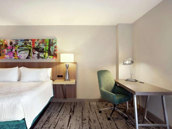 Hilton Garden Inn New Orleans Convention Center : photo 2 de la chambre chambre lit king-size avec baignoire - accessible aux personnes à mobilité réduite et adaptée aux personnes malentendantes