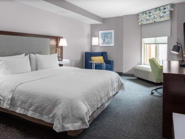Hampton Inn & Suites Arlington Crystal City DCA : photo 2 de la chambre chambre lit king-size avec baignoire - accessible aux personnes à mobilité réduite