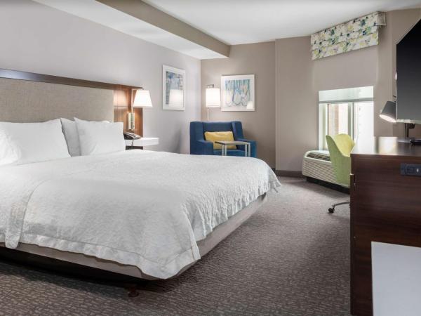 Hampton Inn & Suites Arlington Crystal City DCA : photo 1 de la chambre chambre lit king-size avec baignoire - accessible aux personnes à mobilité réduite