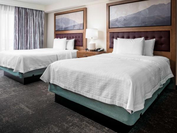 Homewood Suites by Hilton Salt Lake City Downtown : photo 2 de la chambre suite 2 chambres avec 2 lits queen-size