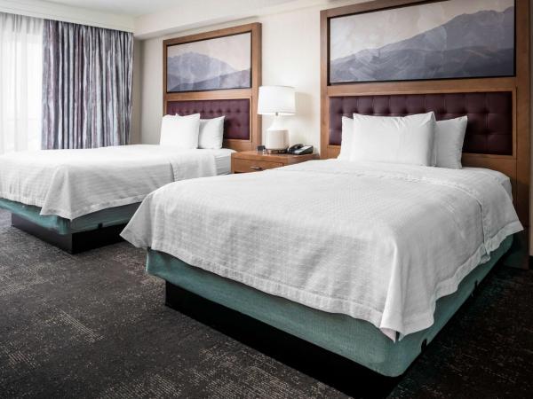 Homewood Suites by Hilton Salt Lake City Downtown : photo 2 de la chambre suite 1 chambre avec 2 lits queen-size 