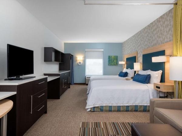 Home2 Suites by Hilton Charlotte University Research Park : photo 3 de la chambre suite studio avec 2 lits queen-size