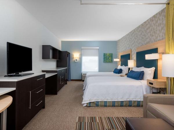 Home2 Suites by Hilton Charlotte University Research Park : photo 5 de la chambre suite studio avec 2 lits queen-size