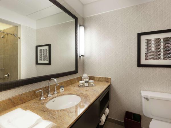 DoubleTree by Hilton Hotel & Suites Houston by the Galleria : photo 1 de la chambre chambre 2 lits queen-size avec douche accessible en fauteuil roulant - adaptée aux personnes à mobilité réduite