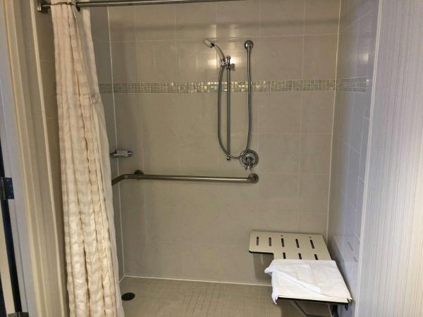 Hilton Garden Inn Baltimore Inner Harbor : photo 2 de la chambre chambre lit king-size avec douche accessible en fauteuil roulant - adaptée aux personnes à mobilité réduite