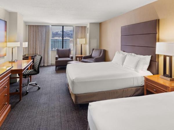 Hilton Salt Lake City Center : photo 2 de la chambre chambre de luxe avec 2 lits queen-size - vue sur ville