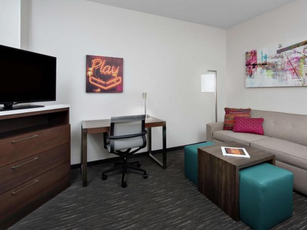 Homewood Suites by Hilton Nashville Downtown : photo 1 de la chambre suite 1 chambre avec 2 lits queen-size - non-fumeurs