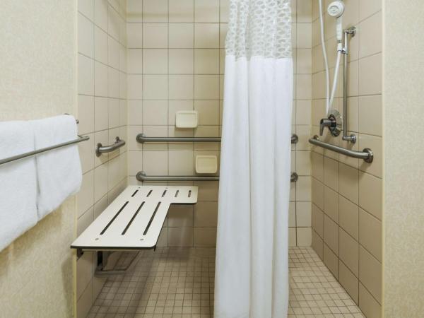 Hampton Inn Charlotte University Place : photo 3 de la chambre chambre lit queen-size avec douche accessible en fauteuil roulant - adaptée aux personnes à mobilité réduite/non-fumeurs