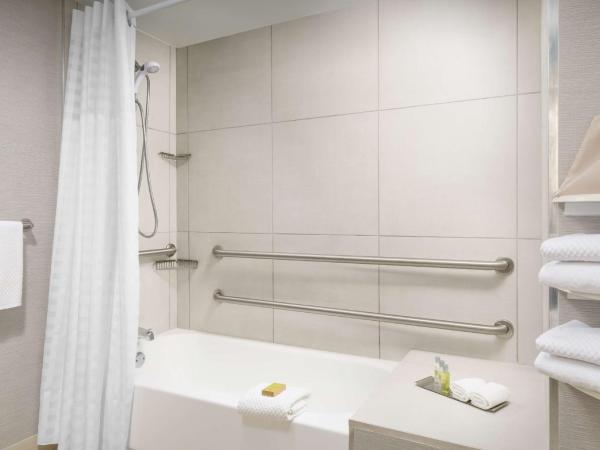 DoubleTree by Hilton Orlando Airport Hotel : photo 7 de la chambre chambre lit king-size avec baignoire – adaptée aux personnes à mobilité réduite/malentendantes