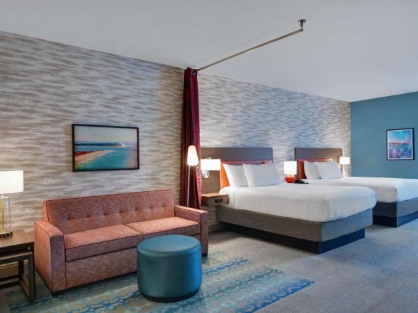 Home2 Suites By Hilton Panama City Beach, Fl : photo 1 de la chambre studio avec 2 lits queen-size - non-fumeurs