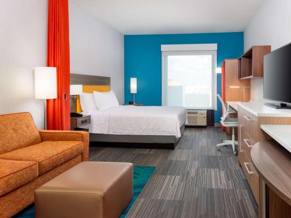 Home2 Suites By Hilton Tampa Downtown Channel District : photo 1 de la chambre studio lit queen-size