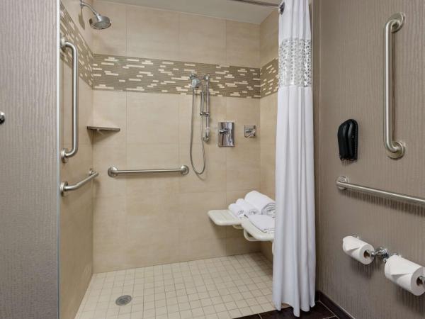 Hampton Inn Times Square Central : photo 8 de la chambre chambre double avec 2 lits queen-size et baignoire - accessible aux personnes à mobilité réduite/malentendantes - non-fumeurs