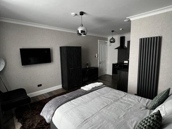 Amani Apartments - Glasgow City Centre : photo 2 de la chambre studio lit queen-size de luxe 