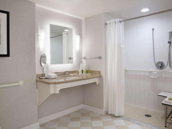 Hilton Philadelphia at Penn's Landing : photo 4 de la chambre chambre lit king-size avec baignoire - accessible aux personnes à mobilité réduite et adaptée aux personnes malentendantes