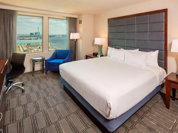 Hilton Philadelphia at Penn's Landing : photo 1 de la chambre chambre lit king-size avec baignoire - accessible aux personnes à mobilité réduite et adaptée aux personnes malentendantes