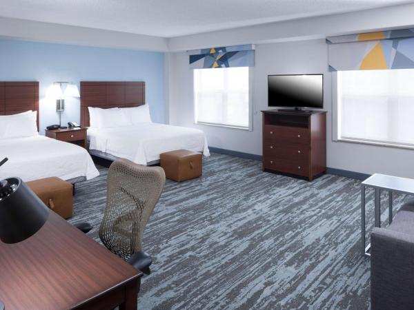Hampton Inn & Suites Oklahoma City-Bricktown : photo 1 de la chambre studio queen avec 2 lits queen-size - non-fumeurs