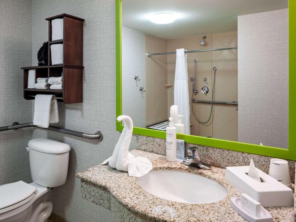 Hampton Inn & Suites St. Louis at Forest Park : photo 5 de la chambre king studio with roll-in shower - mobility access/non-smoking