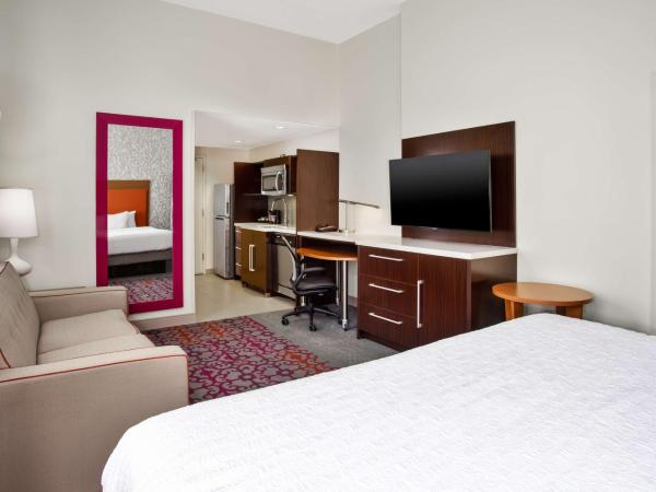 Home2 Suites by Hilton San Antonio Downtown - Riverwalk, TX : photo 3 de la chambre suite studio d’angle avec lit king-size - vue sur ville - non-fumeurs