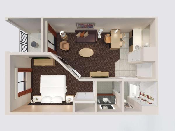 Embassy Suites by Hilton Phoenix Scottsdale : photo 3 de la chambre suite lit king-size standard avec vue