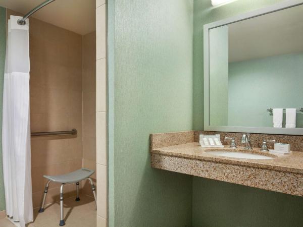 Hilton Garden Inn Atlanta Downtown : photo 7 de la chambre chambre avec 2 lits queen-size - douche accessible en fauteuil roulant - accessible aux personnes à mobilité réduite