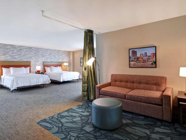 Home2 Suites By Hilton Boston South Bay : photo 3 de la chambre studio queen avec 2 lits queen-size - accessible aux personnes à mobilité réduite et adapté aux personnes malentendantes - non-fumeurs