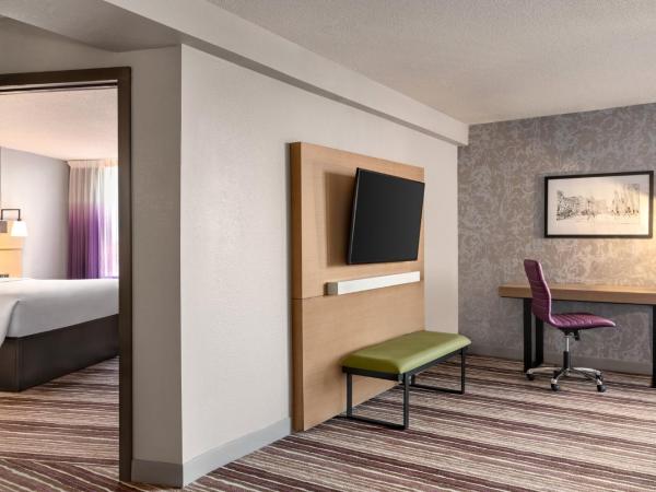 Holiday Inn Philadelphia Arpt-Stadium Area, an IHG Hotel : photo 3 de la chambre suite lit king-size 1 chambre avec canapé-lit - vue sur ville