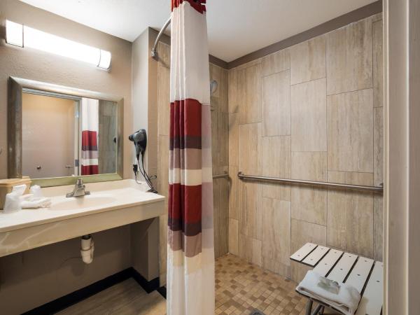 Red Roof Inn Tucson North - Marana : photo 1 de la chambre chambre standard 2 lits doubles pour personnes à mobilité réduite avec douche accessible en fauteuil roulant - non-fumeurs