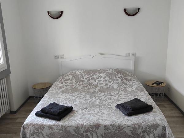 studio 30m2 : photo 2 de la chambre chambre lit king-size - vue sur jardin