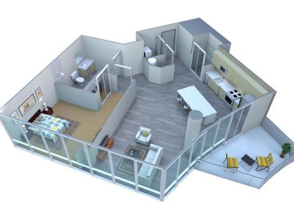 Placemakr Premier SoBro : photo 2 de la chambre 1 chambre sky deluxe