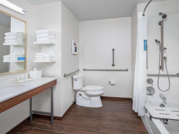 Hampton Inn Chicago McCormick Place : photo 7 de la chambre chambre lit king-size avec baignoire - adaptée aux personnes à mobilité réduite