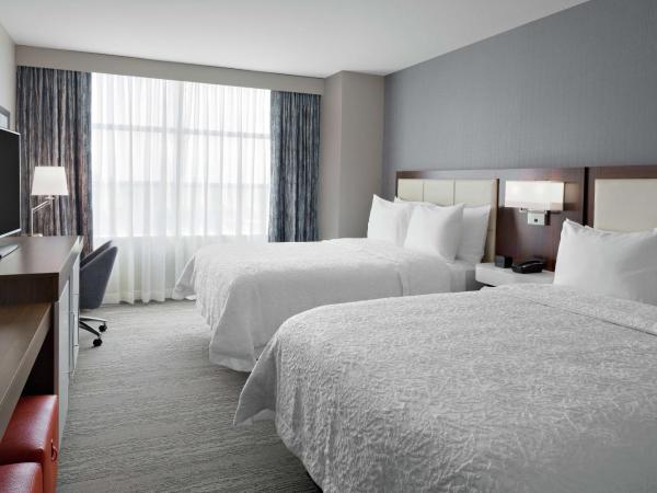 Hampton Inn Chicago McCormick Place : photo 6 de la chambre chambre avec 2 lits queen-size et baignoire - accessible aux personnes à mobilité réduite - non-fumeurs