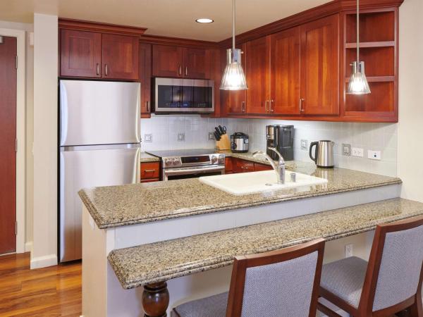 Hilton Grand Vacations Club Grand Waikikian Honolulu : photo 5 de la chambre suite double 1 chambre avec vue partielle sur océan - non-fumeurs