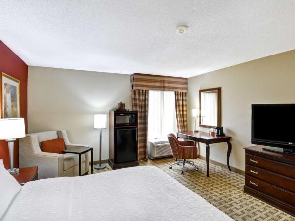 Hampton Inn Jacksonville - I-95 Central : photo 2 de la chambre chambre lit king-size avec douche accessible en fauteuil roulant - adaptée aux personnes à mobilité réduite/non-fumeurs