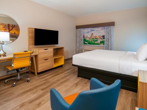 Days Inn & Suites by Wyndham San Antonio North/Stone Oak : photo 2 de la chambre chambre lit king-size - non-fumeurs