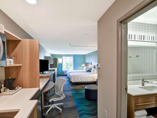 Home2 Suites By Hilton Tampa USF Near Busch Gardens : photo 3 de la chambre studio avec 2 lits queen-size - non-fumeurs