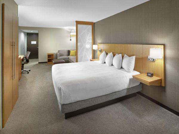 DoubleTree by Hilton Edmonton Downtown : photo 2 de la chambre chambre lit king-size avec canapé-lit - non-fumeurs