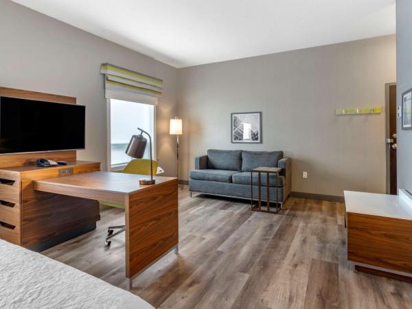 Hampton Inn & Suites Edmonton/West : photo 3 de la chambre studio lit king-size avec canapé-lit - non-fumeurs