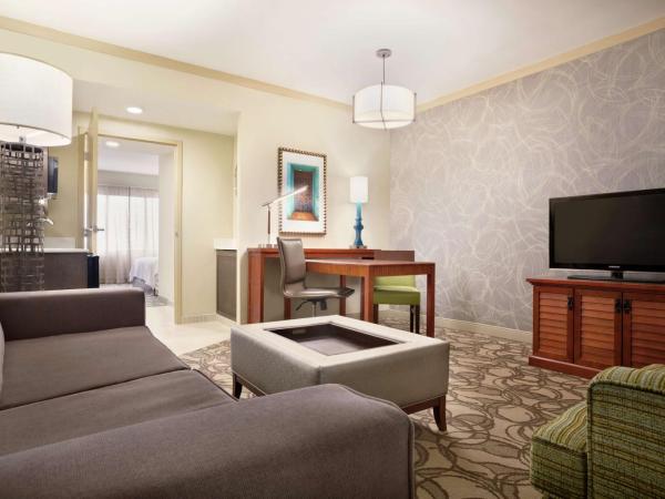 Embassy Suites San Antonio Airport : photo 4 de la chambre one-bedroom king suite with roll-in shower - mobility access/non-smoking