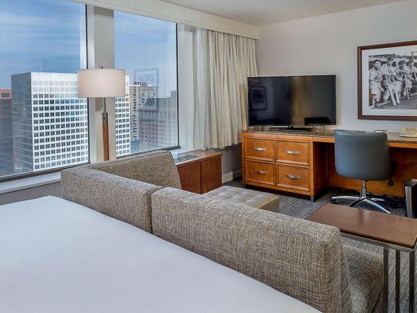 Hilton St. Louis at the Ballpark : photo 3 de la chambre chambre lit king-size - vue sur ville