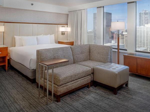 Hilton St. Louis at the Ballpark : photo 4 de la chambre chambre lit king-size - vue sur ville