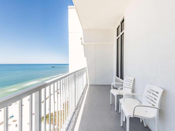 Hampton Inn & Suites Panama City Beach-Beachfront : photo 3 de la chambre king studio with roll-in shower and balcony - mobility and hearing access/non-smoking