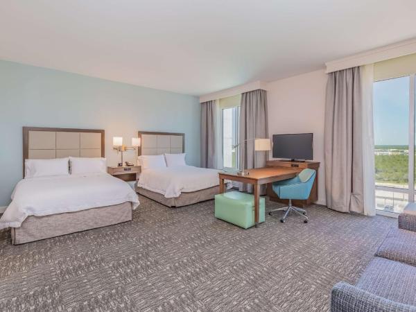 Hampton Inn & Suites Panama City Beach-Beachfront : photo 4 de la chambre suite studio 2 lits queen-size - adapté aux personnes malentendantes/à mobilité réduite - non-fumeurs