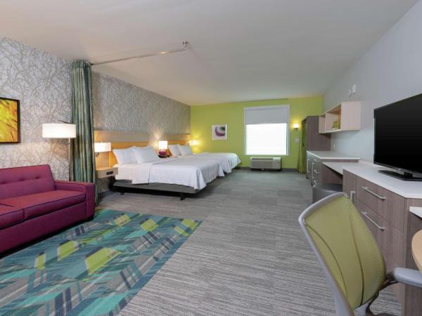 Home2 Suites By Hilton Indianapolis Airport : photo 1 de la chambre studio avec 2 lits queen-size - non-fumeurs